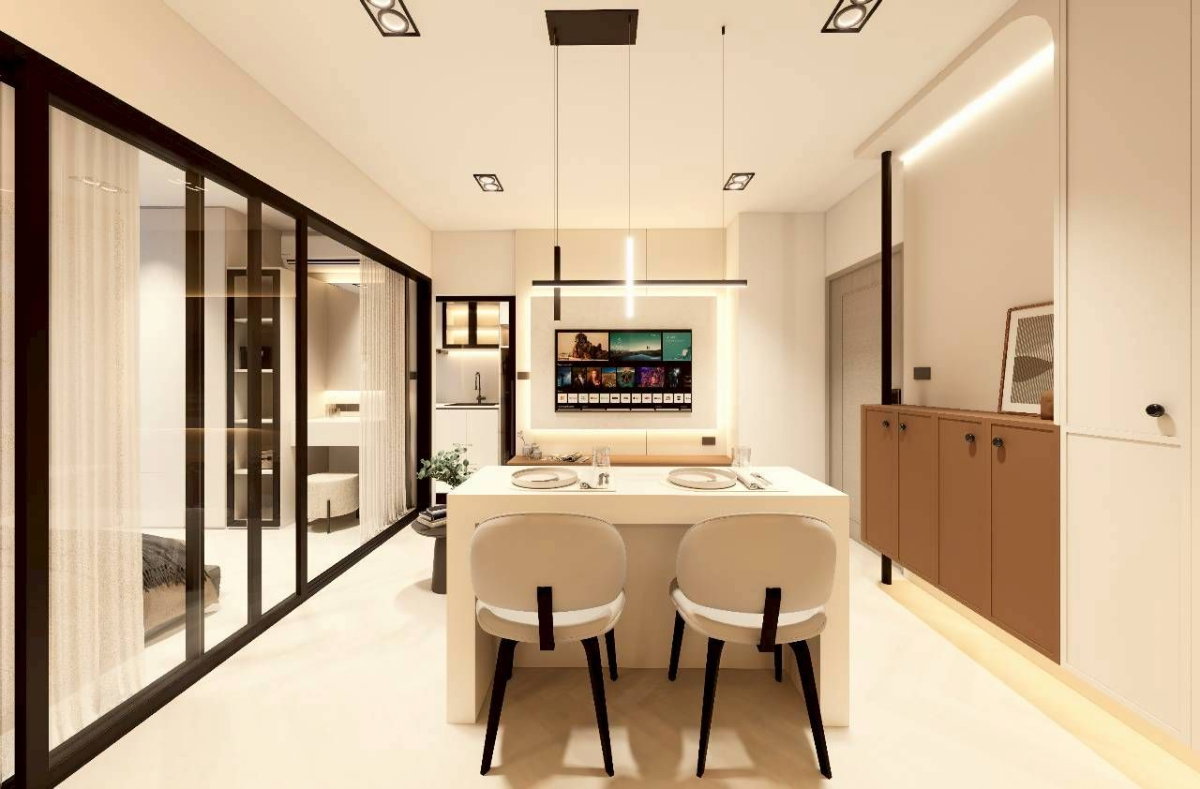 รูป ขาย คอนโดวันพลัส คลองชล 2 เชียงใหม่ ตกแต่งครบพร้อมเข้าอยู่ ใกล้มหาวิทยาลัยเชียงใหม่ (C488) T.0946511456 - รูปที่ 9/15