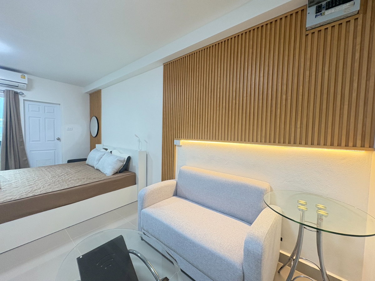 รูป คอนโด City Home รัชดา ซอย 10 ห้องมุม 30 ตรม. วิวสวย 🌃  ห้องใหม่เอี่ยม เพิ่งรีโนเวทเสร็จ 12000 - รูปที่ 1/8