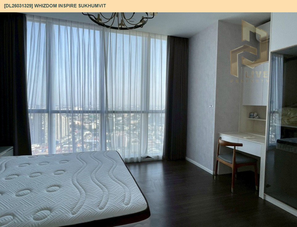 รูป DL26031329 ให้เช่าคอนโด วิสดอม อินสปาย สุขุมวิท (Whizdom Inspire Sukhumvit) ใกล้ BTS ปุณณวิถี พร้อมเข้าอยู่ โทรด่วน 0842740999 LineID @523dslwi - รูปที่ 6/21