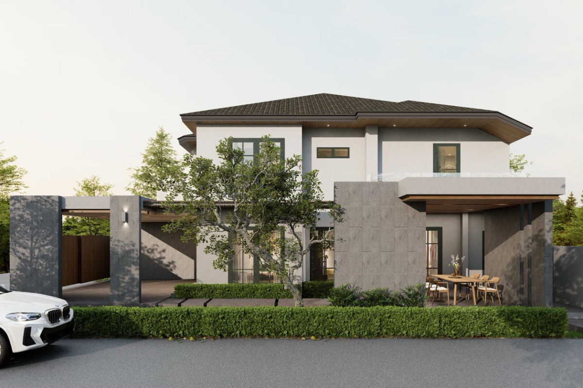 รูป 📍🏠 ดุษิตบุรี บ้านแฝดแปลงมุม ✨ น่าอยู่ ทำเลดี บรรยากาศสงบ 🌿 - รูปที่ 4/5