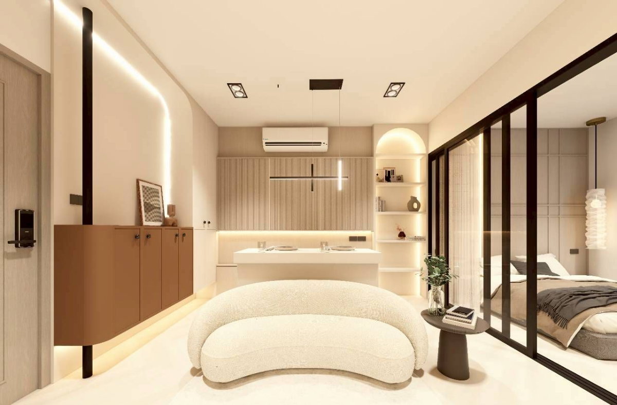 รูป ขาย คอนโดวันพลัส คลองชล 2 เชียงใหม่ ตกแต่งครบพร้อมเข้าอยู่ ใกล้มหาวิทยาลัยเชียงใหม่ (C488) T.0946511456 - รูปที่ 7/15