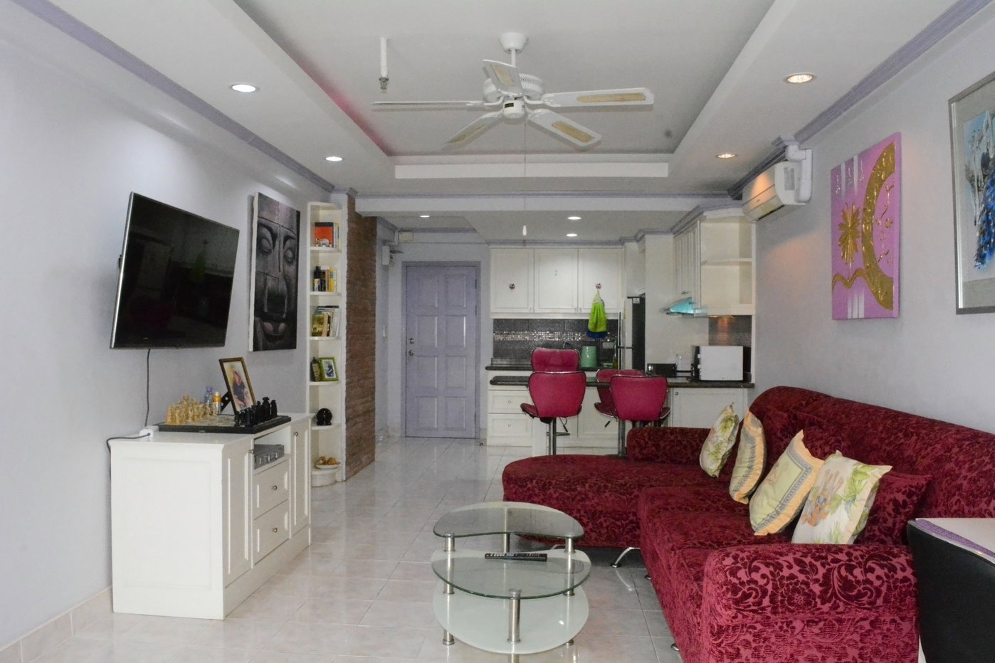 รูป 1 Bed Condo for Rent at Jomtien Beach Condominium in Pattaya - รูปที่ 2/15