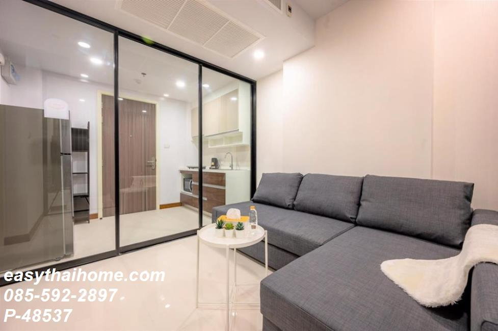 รูป [คอนโดพร้อมอยู่ ติดรถไฟฟ้า | ราคาดี P-48537] Supalai Premier Charoen Nakhon แต่งครบมีเครื่องซักผ้า 22,000 บาท Line @easythaihome 085-592-2897 - รูปที่ 4/17