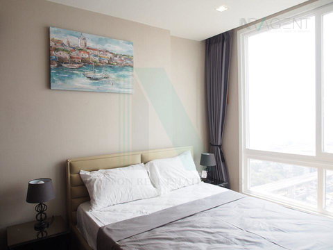 🚩 For Rent Condo THE METROPOLIS SAMRONG INTERCHANGE Building A, Floor 25,1 bed room, Room size 35.00 sqm