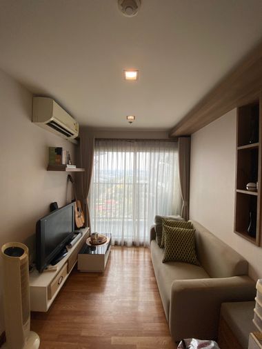 T114 Condo for rent The Trust Condo Ngamwongwan (The Trust Condo Ngamwongwan) near the Ministry, beautiful room, fully furnished, never for rent.