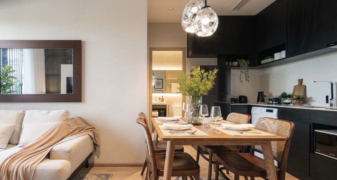 รูป ราคาดีที่สุด ‼️ ให้เช่า Nue District R9 ห้องสวยมาก ชั้นสูง วิวเมือง DS2647 | Line @Dstay - รูปที่ 5/5
