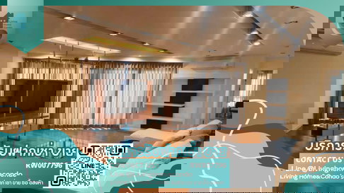 ปล่อยเช่า Belle grand Rama 9  ห้องกว้าง พื้นที่เยอะ  เฟอร์นิเจอร์ เครื่องใช้ไฟฟ้าครบครัน -RW007796