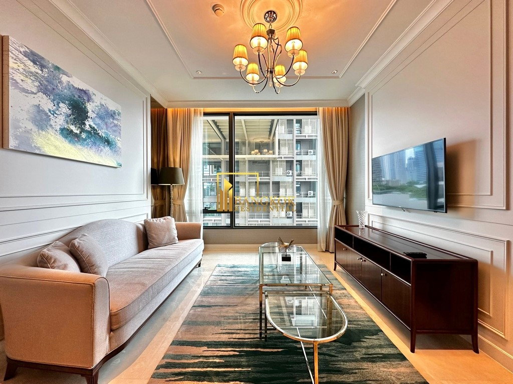 รูป Sindhorn Residence | Spacious 1 Bed Luxury Condo For Rent in Langsuan - BR14847CD - รูปที่ 1/28