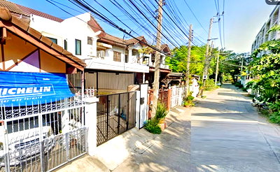 เช่าทาวน์โฮม กรุงเทพมหานคร : ทาวน์โฮม 2 ชั้น 2นอน 2น้ำ BTS อุดมสุข 800ม. BITECบางนา ใกล้ม.เซาธ์อีสท์บางกอก 300 ม. 21 ตร.ว.170 ตร.ม.