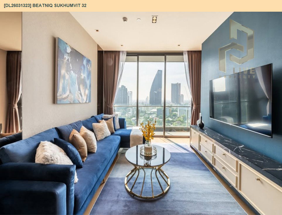 รูป DL26031323 ให้เช่าคอนโด บีทนิค สุขุมวิท 32 (Beatniq Sukhumvit 32) ใกล้ BTS ทองหล่อ พร้อมเข้าอยู่ โทรด่วน 0800343450 LineID @655ebbvc - รูปที่ 3/9