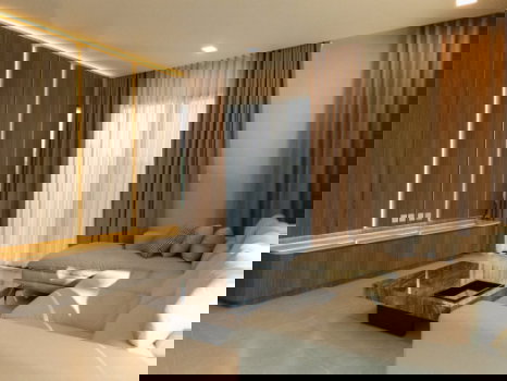 รูป ให้ เช่าบ้านเดี่ยวหรู Mantana Bangna Km.15 (มัณฑนา บางนา กม.15) หลังใหญ่ 102 ตารางวา บ้านใหม่ไม่เคยเข้าอยู่ วิวสวนส่วนตัว - รูปที่ 6/12