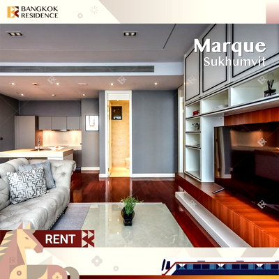 คอนโดให้เช่า :  Marque Sukhumvit 💎A beautifully designed, spacious residence, fully furnished ⭐ Near BTS Phrom Phong 