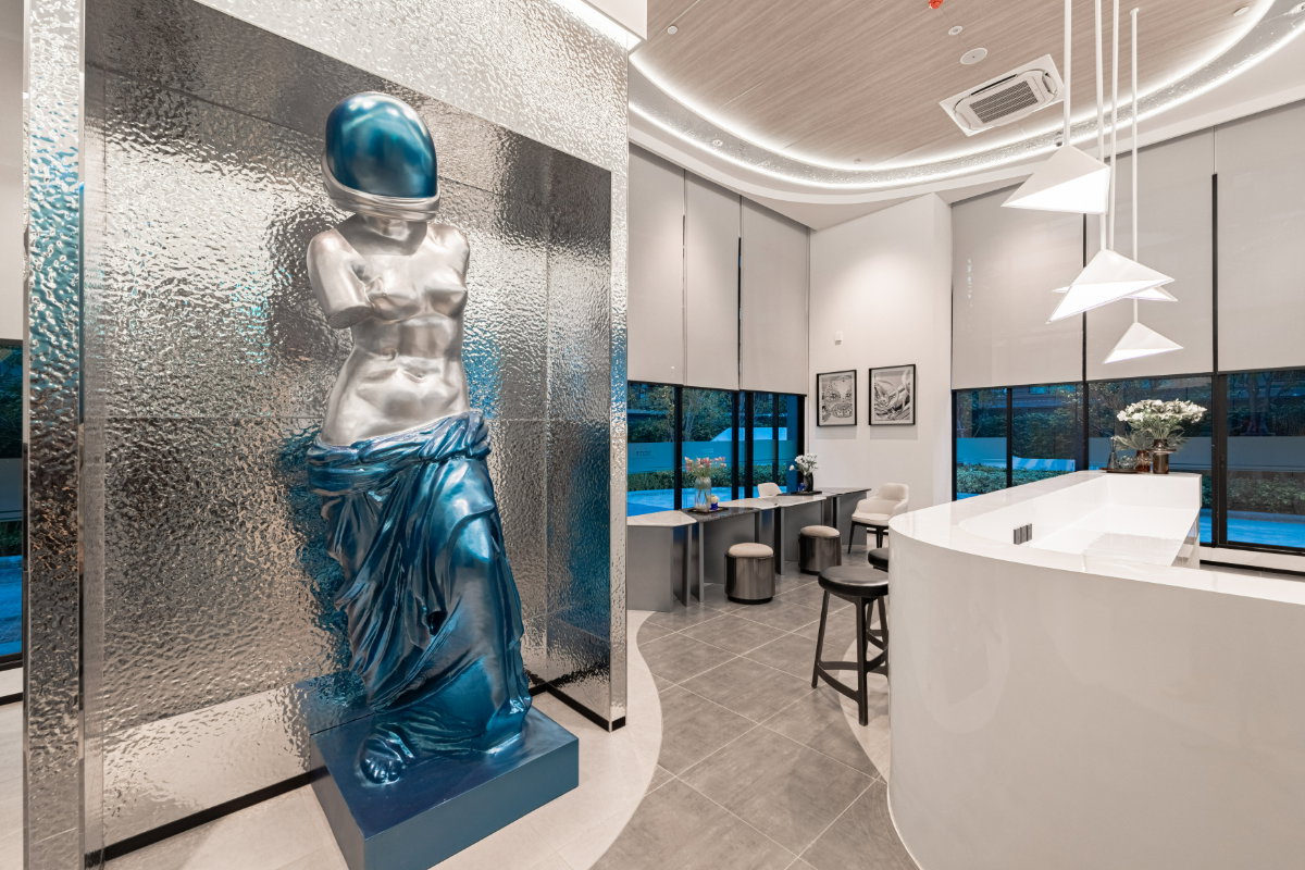 รูป MODIZ AVANTGARDE คอนโดวิวสูงที่สุดในโซน มหาวิทยาลัยธรรมศาสตร์ รังสิต สวยทุกมุมมอง เริ่ม 1.99 ลบ.* 📞 061-6161426 / 065-4496399 🟢 LINE : @condowsr - รูปที่ 3/10