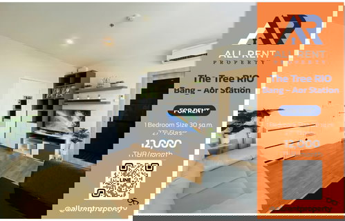 รูปภาพ 🌟 Rare Item The Tree RIO Bang-Aor Station ห้องวิวสวย บรรยากาศดี ฟีลรีสอร์ท ในงบเพียง 12k ลากกระเป๋าเข้าอยู่ได้เลย