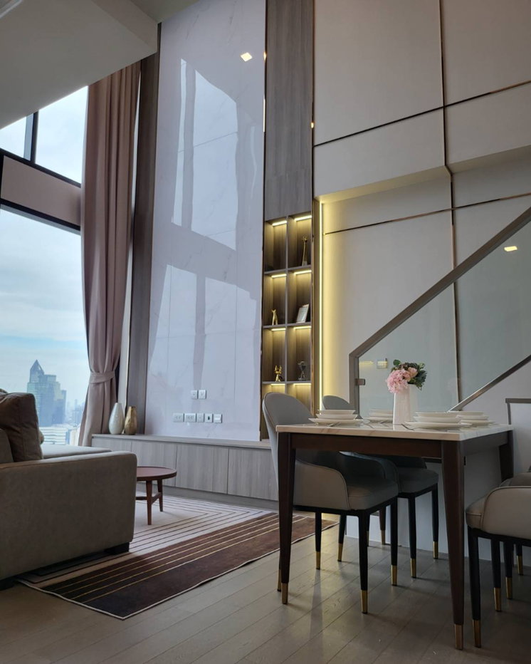 รูป ปล่อยเช่า เซอเลส อโศก Duplex 2ห้องนอน ยูนิตหายาก! แต่งเฟอร์นิเจอร์ครบ พร้อมเข้าอยู่!! - รูปที่ 2/14