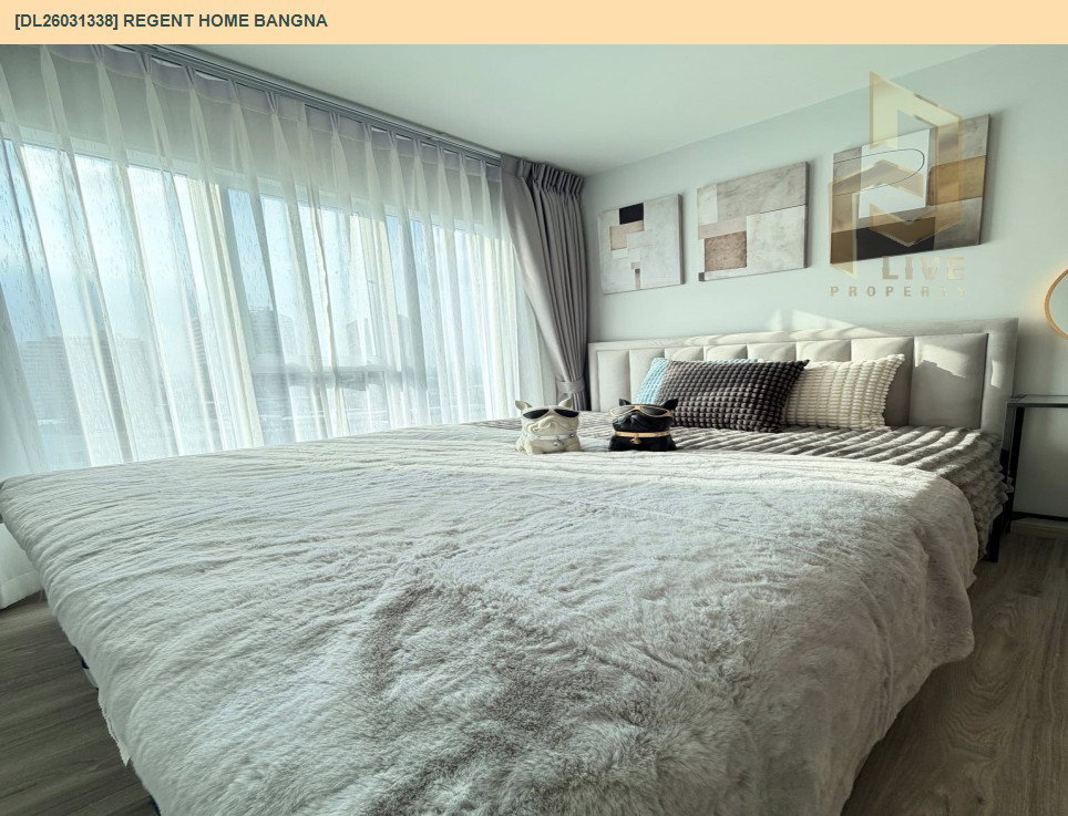 รูป DL26031338 ให้เช่าคอนโด รีเจ้นท์ โฮม บางนา (Regent home bangna) ใกล้ BTS บางนา พร้อมเข้าอยู่ โทรด่วน 0656133286 LineID @534wlwof - รูปที่ 12/15