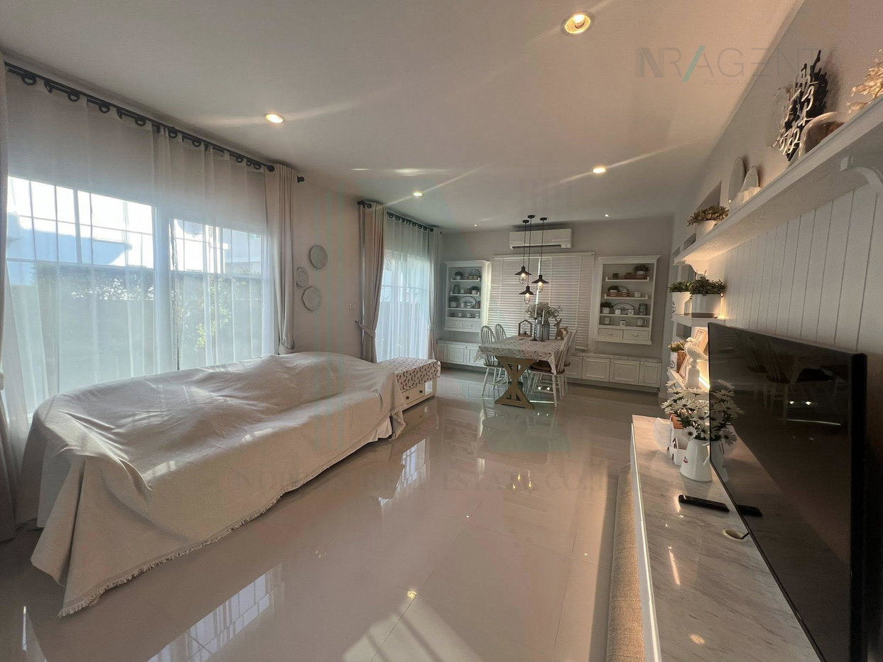 รูป 📌 ให้เช่าบ้านเดี่ยว 2 ชั้น วิลเลจจิโอ บางนา 2 ห้องนอน 3 ห้องน้ำ - รูปที่ 2/8