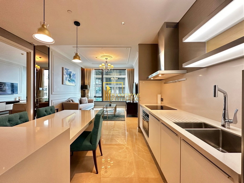รูป Sindhorn Residence | Spacious 1 Bed Luxury Condo For Rent in Langsuan - BR14847CD - รูปที่ 5/28