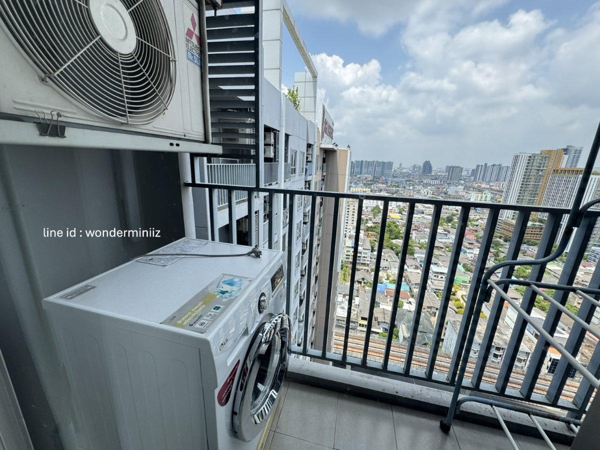 รูป ให้เช่าคอนโด ริชพาร์ค เตาปูน 1 ห้องนอน 30 ตรม. ใกล้ mrt เตาปูน พร้อมเฟอร์นิเจอร์และเครื่องใช้ไฟฟ้า - รูปที่ 11/12