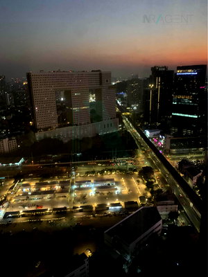 คอนโดให้เช่า : 🔺 ให้เช่าคอนโด แมสซารีน รัชโยธิน อาคาร 1 ชั้น 35 สตูดิโอ ขนาด 26 ตรม ใกล้ เมเจอร์ รัชโยธิน