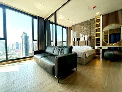 Condos for rent : For rent condo ONE 9 FIVE ASOKE - RAME 9 Building A, Floor 23,1 bed room, Room size 40.00 sqm
