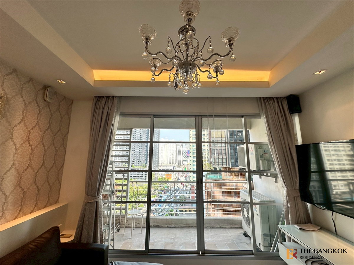 รูป เช่าคอนโด 🌃 Baan Klang Krung Siam Pathumwan ใกล้ BTS ราชเทวี 2br 84 ตร.ม. 🛋️ ห้องแต่งสวย Built-in แน่น! - รูปที่ 2/10