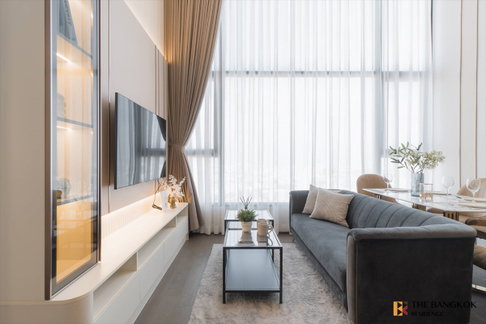 Rental Condo 🌃 Park Origin Chula-Samyan, 2BR 64sqm 65K 🌊 Beautiful Well-Maintained Unit, River View, Near MRT Hua Lamphong