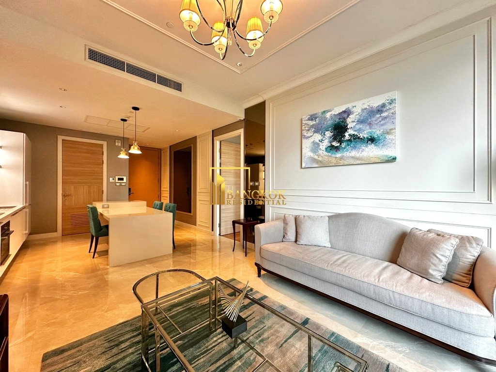 รูป Sindhorn Residence | Spacious 1 Bed Luxury Condo For Rent in Langsuan - BR14847CD - รูปที่ 4/28