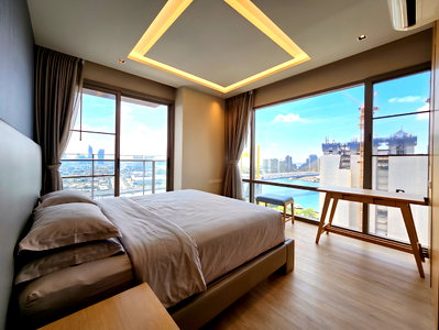 Condos for sale : [Sathorn - Rama 3 Connection] Luxury 3-Bed Starview Condo, 160 sq.m., Private Lift – Elevating Family Life for King's College Students