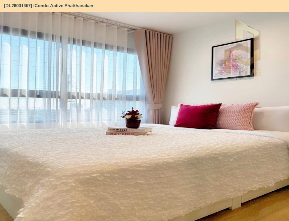 รูป DL26031357 ให้เช่าคอนโด ไอคอนโด แอคทีฟ พัฒนาการ (iCondo Active Phatthanakan) ใกล้ ARL หัวหมาก พร้อมเข้าอยู่ โทรด่วน 0656259498 LineID @257sxzzu - รูปที่ 6/8