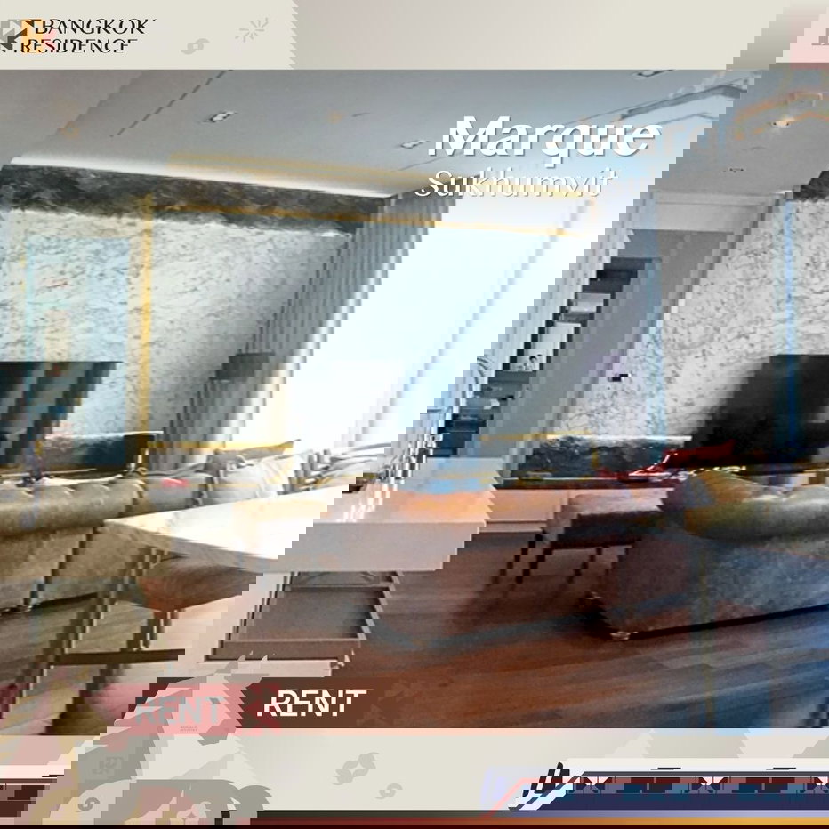 รูป Marque Sukhumvit 💎 Elegant & Expansive Unit ✨Near BTS Phrom Phong - รูปที่ 1/7