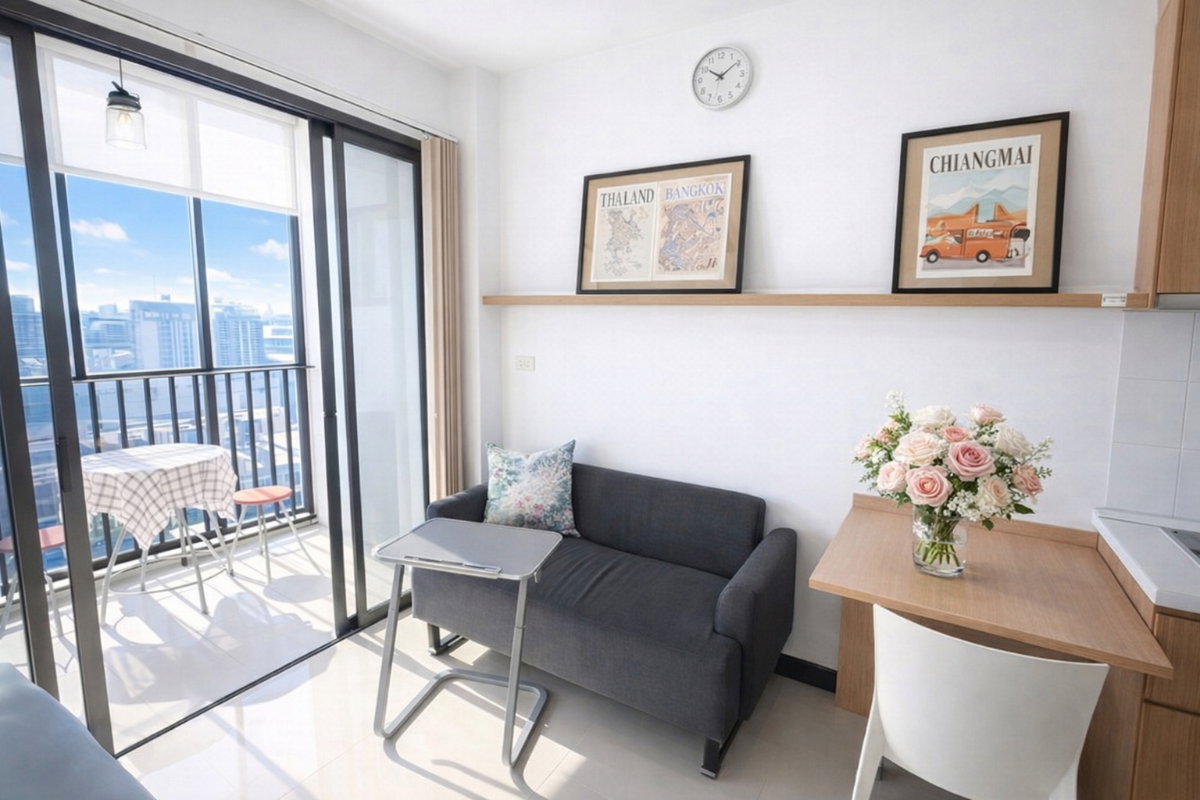 รูป ให้เช่า IDEO MIX สุขุมวิท 103 (30.33 ตร.ม.) 1นอน 1น้ำ ติด BTS อุดมสุข  - รูปที่ 6/13