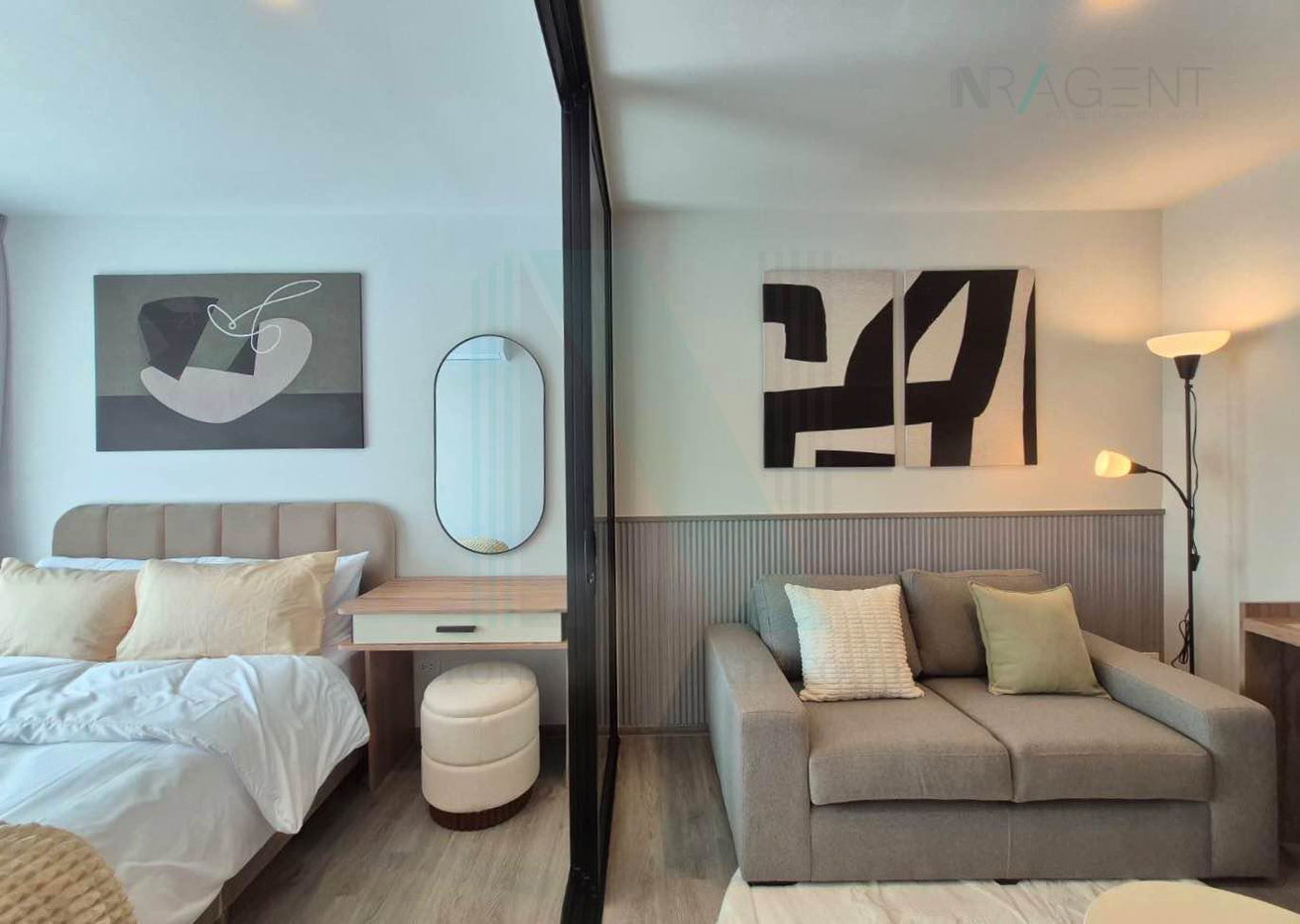 รูป 📌 ให้เช่าคอนโด รีเจ้นท์ โฮม บางนา อาคาร D ชั้น 22 1 ห้องนอน ขนาด 28.00 ตรม ใกล้ BTS บางนา - รูปที่ 1/8