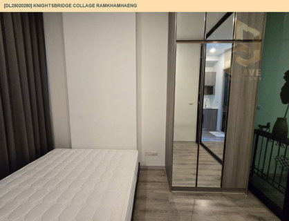 รูปภาพ DL25020280 Condo for rent, Knightsbridge Collage Ramkhamhaeng near MRT หัวหมาก, ready to move in, call urgently 0638692663 LineID @523dslwi