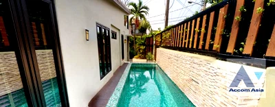 เช่าบ้านเดี่ยว เขตวัฒนา : 🔼🔽 AccomA 📩 Pet friendly,Private Swimming Pool 2 BR House in Phra Khanong Nuea (AA41845)