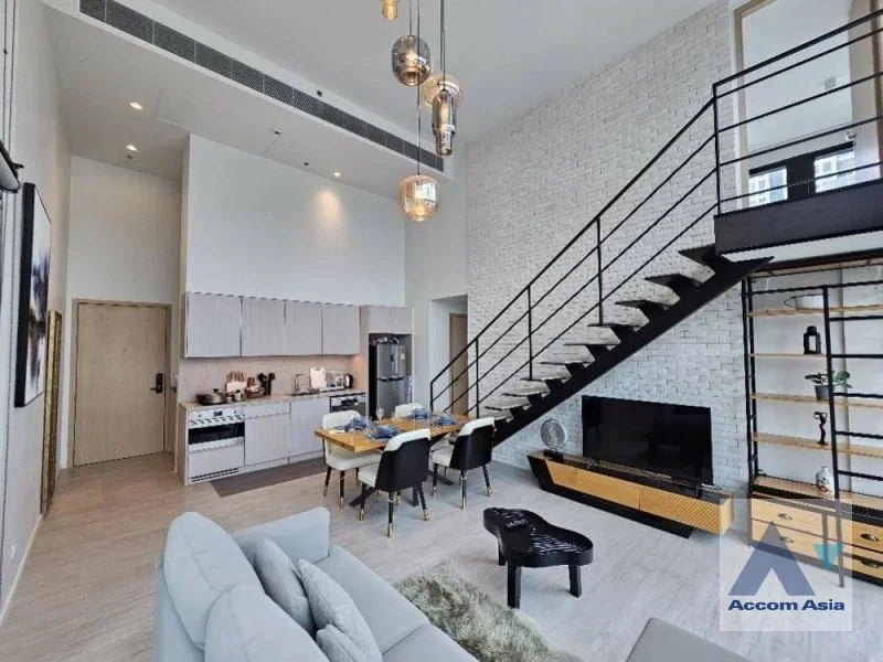 รูป 🔼🔽 AccomA 📩 Duplex Condo 2 BR Condominium @The Lofts Silom (AA29921) - รูปที่ 2/12
