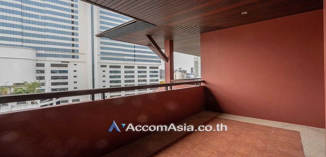 รูป 🔼🔽 AccomA 📩 Elegant-designed condo with teak floors in quiet Sathorn cul-de-sac (21270) - รูปที่ 5/10