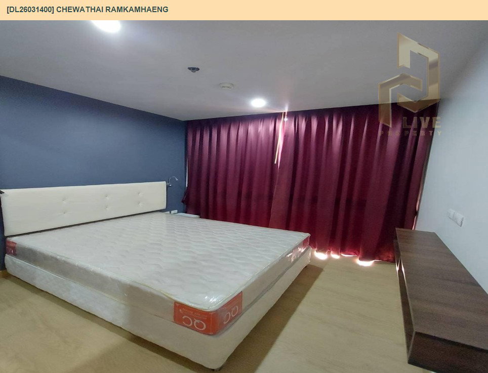 รูป DL26031400 ขายคอนโด ชีวาทัย รามคำแหง (Chewathai Ramkamhaeng) ใกล้ MRT ส่วนต่อขยาย พร้อมเข้าอยู่ โทรด่วน 0800343450 LineID @655ebbvc - รูปที่ 2/12