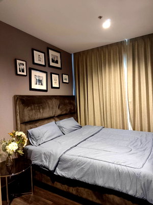 Condos for rent : P-48609 Stunning City Views! The Line Asoke-Ratchada Near MRT Phra Ram 9  | 25,000 THB | Line Id: @easythaihome | 085-592-2897