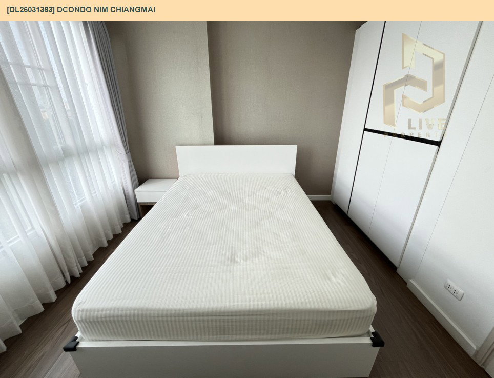 รูป DL26031383 ขายคอนโด ดีคอนโด นิม เชียงใหม่ (dcondo Nim Chiangmai) ใกล้ - พร้อมเข้าอยู่ โทรด่วน 0653619502 LineID @897iyzll - รูปที่ 12/19