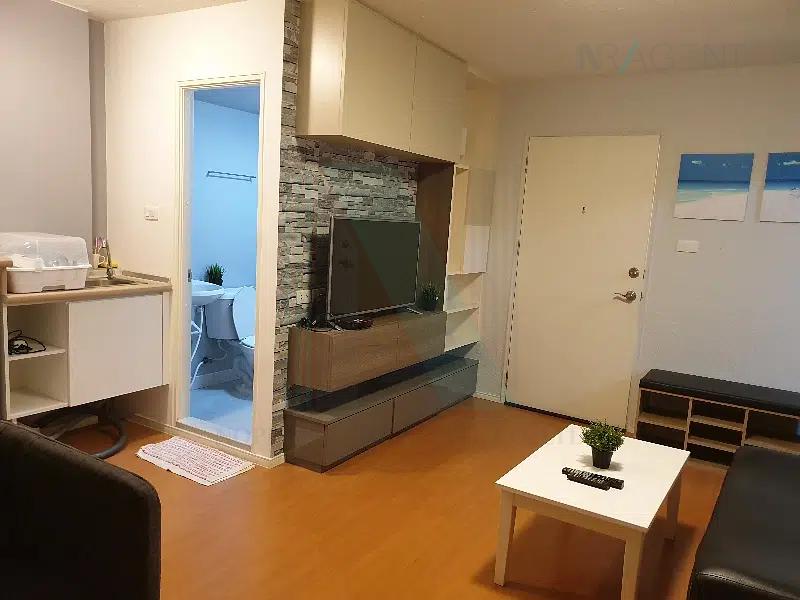 รูป 🎉 ให้เช่าคอนโด ลุมพินี คอนโดทาวน์ ร่มเกล้า - สุวรรณภูมิ อาคาร B2 ชั้น 7 2 ห้องนอน ขนาด 43.00 ตรม ใกล้ ใกล้  Airport Link ลาดกระบัง - รูปที่ 4/8