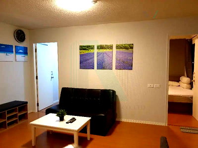 Condos for rent Lat Krabang : 🚩 For Rent Condo LUMPINI CONDOTOWN ROMKLAO-SUVARNABHUMI Building B2, Floor 7,2 bed room, Room size 43.00 sqm