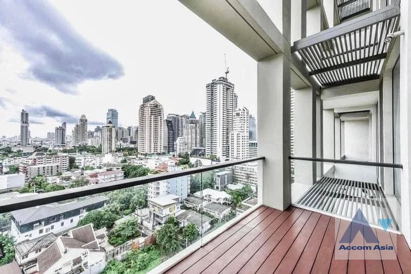 รูป 🔼🔽 AccomA 📩 Airy wooden condominium with city views and lofty design in Sathorn (AA40423) - รูปที่ 19/20