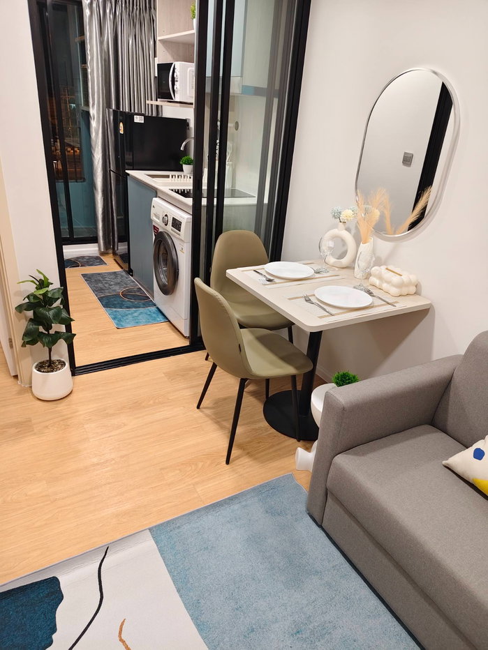 รูป 🕶️ Black Tone Style! Atmoz Kanaal Rangsit | ห้องใหม่เอี่ยม | ตึก C ชั้น 4 วิวนอก 🍃 - รูปที่ 17/19