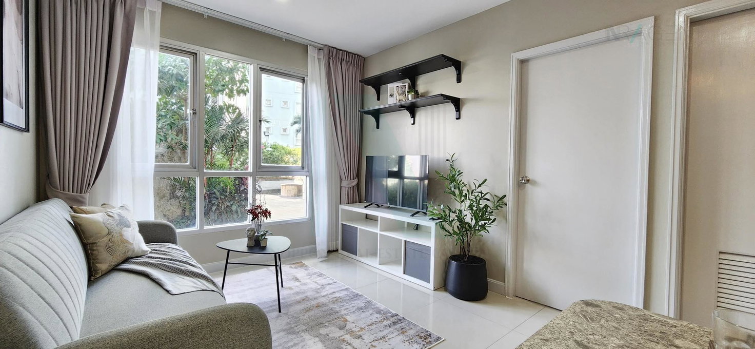 รูป 🔺 ให้เช่าคอนโด ลุมพินี เพลส วอเตอร์คลิฟ อาคาร 1 ชั้น 10 2 ห้องนอน ขนาด 50 ตรม ใกล้ ห้างสรรพสินค้าเซ็นทรัลพลาซา พระราม 3 - รูปที่ 1/8