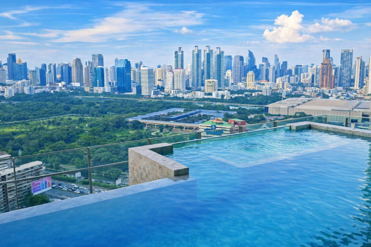 รูป ให้เช่า ✨ เดอะ คราวน์ เรสซิเดนซ์ 45 ตร.ม ✨ชั้นสูงวิวสวย สวนเบญ ใกล้ MRT ทางด่วน สะดวกไปสีลม สาทร เดินถึง One Bangkok ไลน์ @sariproperty - รูปที่ 5/28