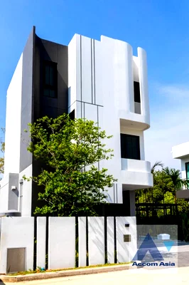 Houses for rent อ่อนนุช 86 : 🔼🔽 AccomA 📩 Private Swimming Pool 3 BR House @Altitude Forest Onnut-Latkrabang (AA42835)