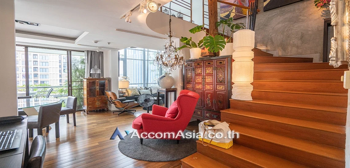 รูป 🔼🔽 AccomA 📩 Artistic duplex-style unit with greenery views in Ploenchit (AA30897) - รูปที่ 6/20