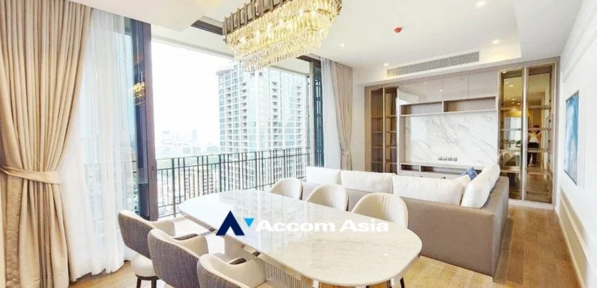 รูป 🔼🔽 AccomA 📩 Pet friendly 2 BR Condominium @MUNIQ Langsuan (AA31247) - รูปที่ 1/7