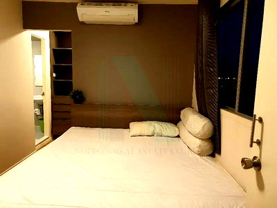 เช่าคอนโด สนามบินสุวรรณภูมิ : 🎉 ให้เช่าคอนโด ลุมพินี คอนโดทาวน์ ร่มเกล้า - สุวรรณภูมิ อาคาร B2 ชั้น 7 2 ห้องนอน ขนาด 43.00 ตรม ใกล้ ใกล้  Airport Link ลาดกระบัง